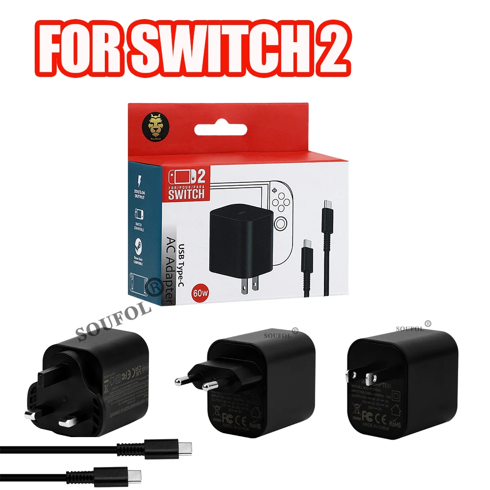 Japanese Gaming Accessories - High Speed 60W AC Adapter for