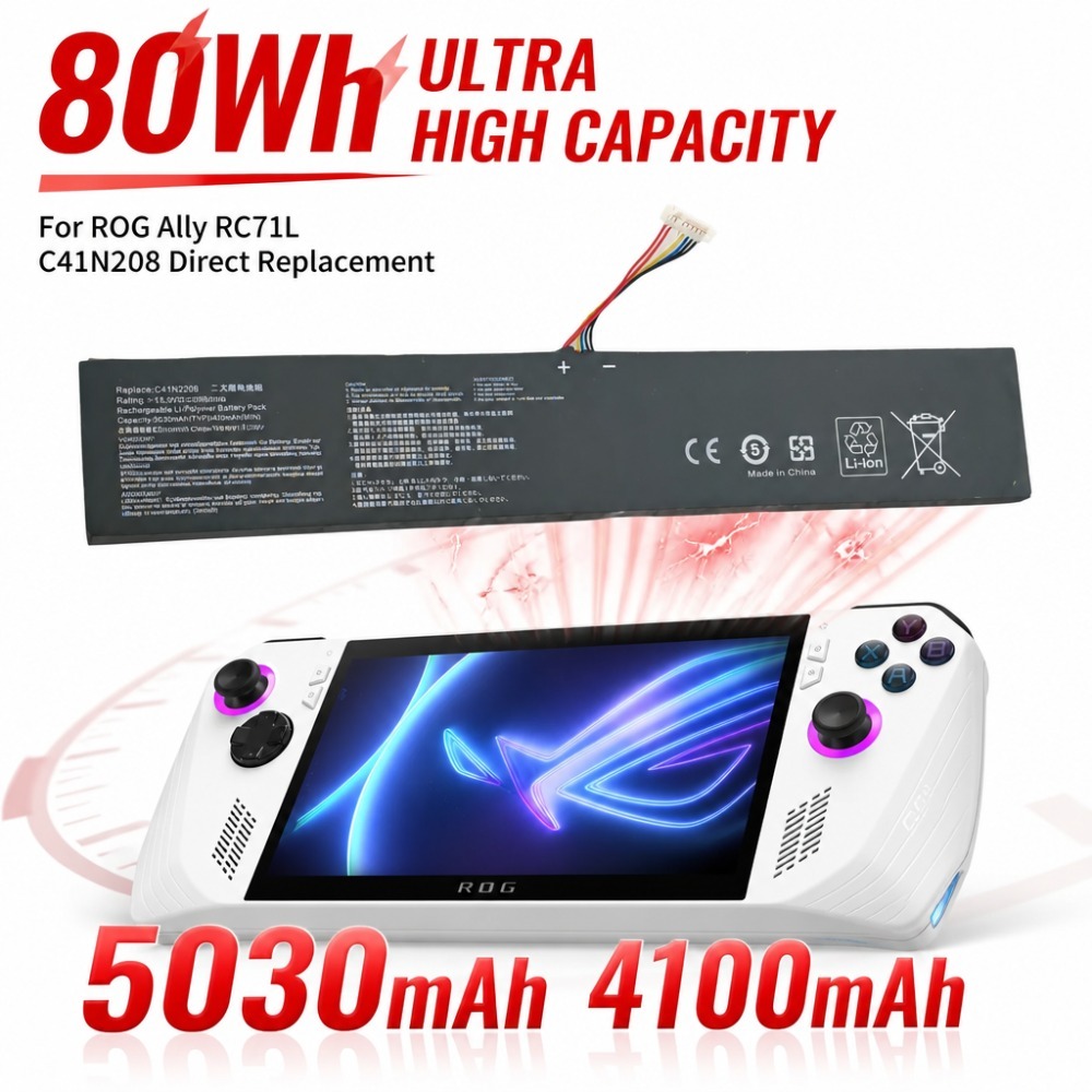 80Wh 5030mAh 4100mAh For ASUS  - Gaming Accessories Asus review and price