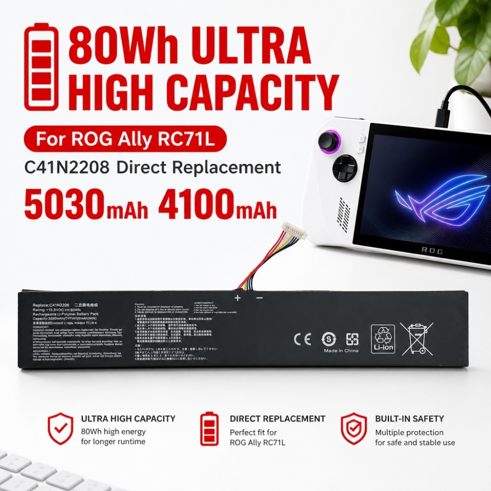 80Wh 5030mAh 4100mAh For ASUS  - Gaming Accessories Asus review and price