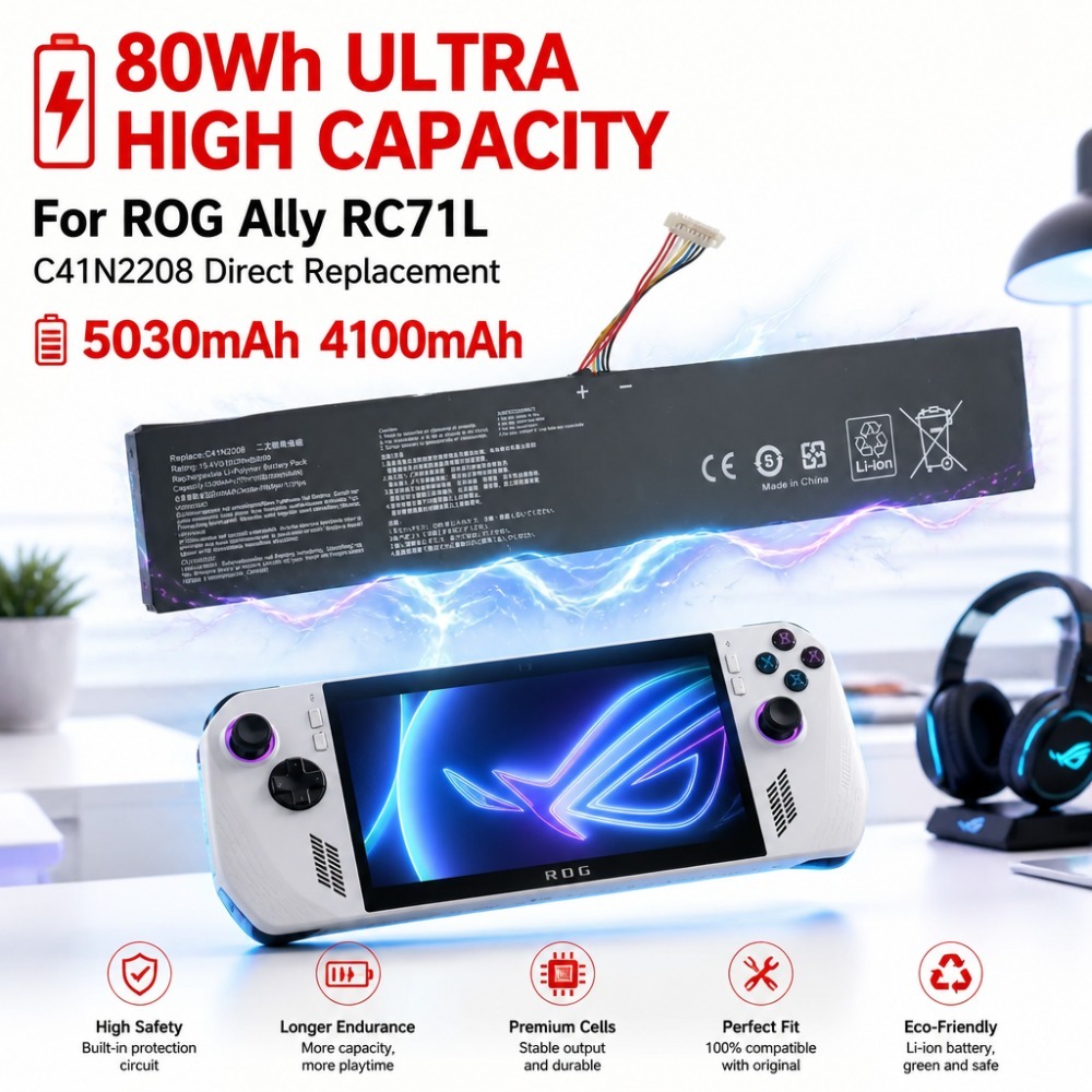 80Wh 5030mAh 4100mAh For ASUS  - Gaming Accessories Asus review and price