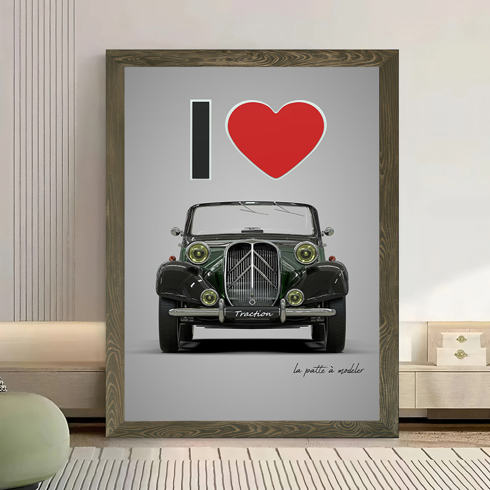 I Love Traction Printed Canvas - Gaming Accessories For Room review and price