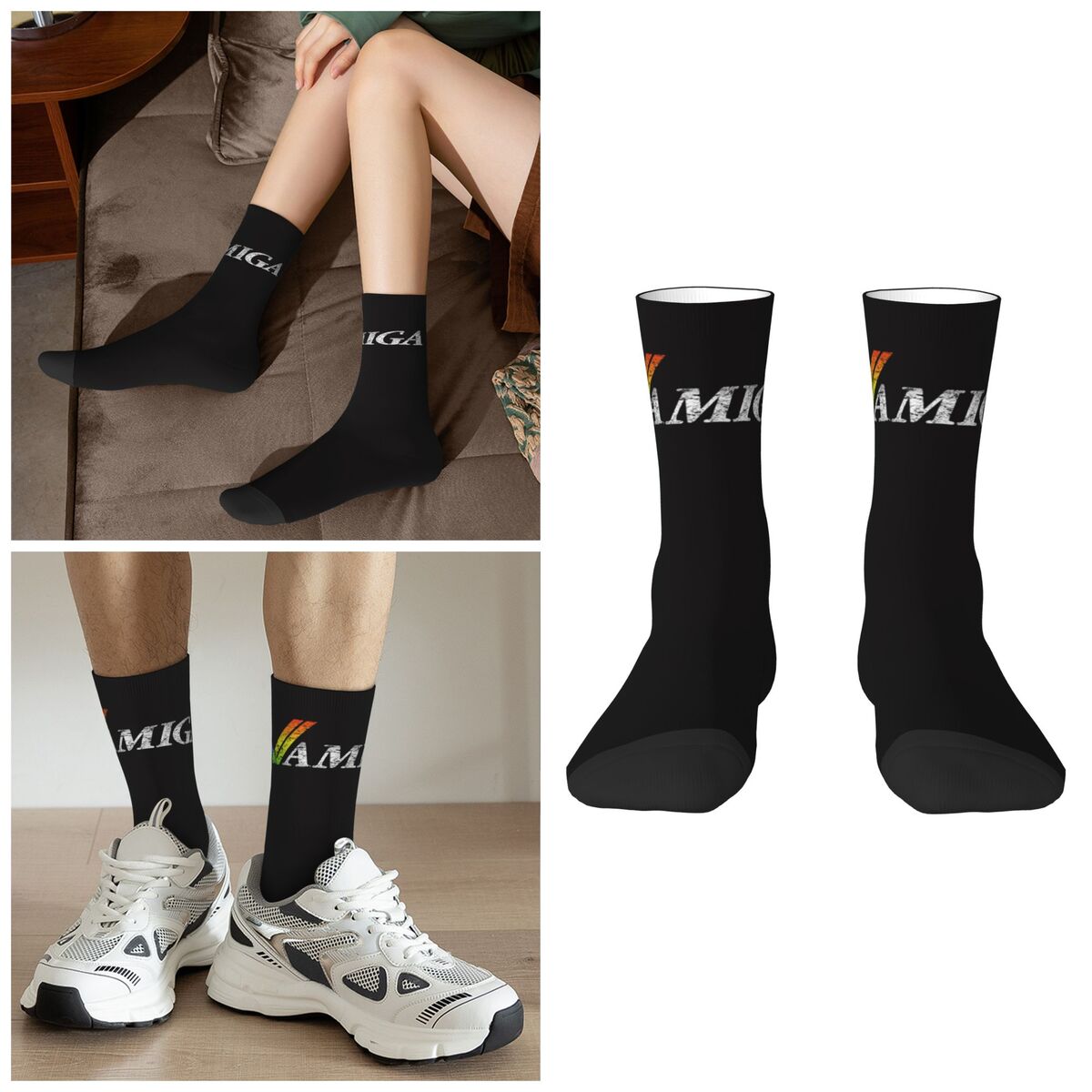 Amiga Gaming Socks Harajuku Sw - Youtube Gaming Accessories review and price