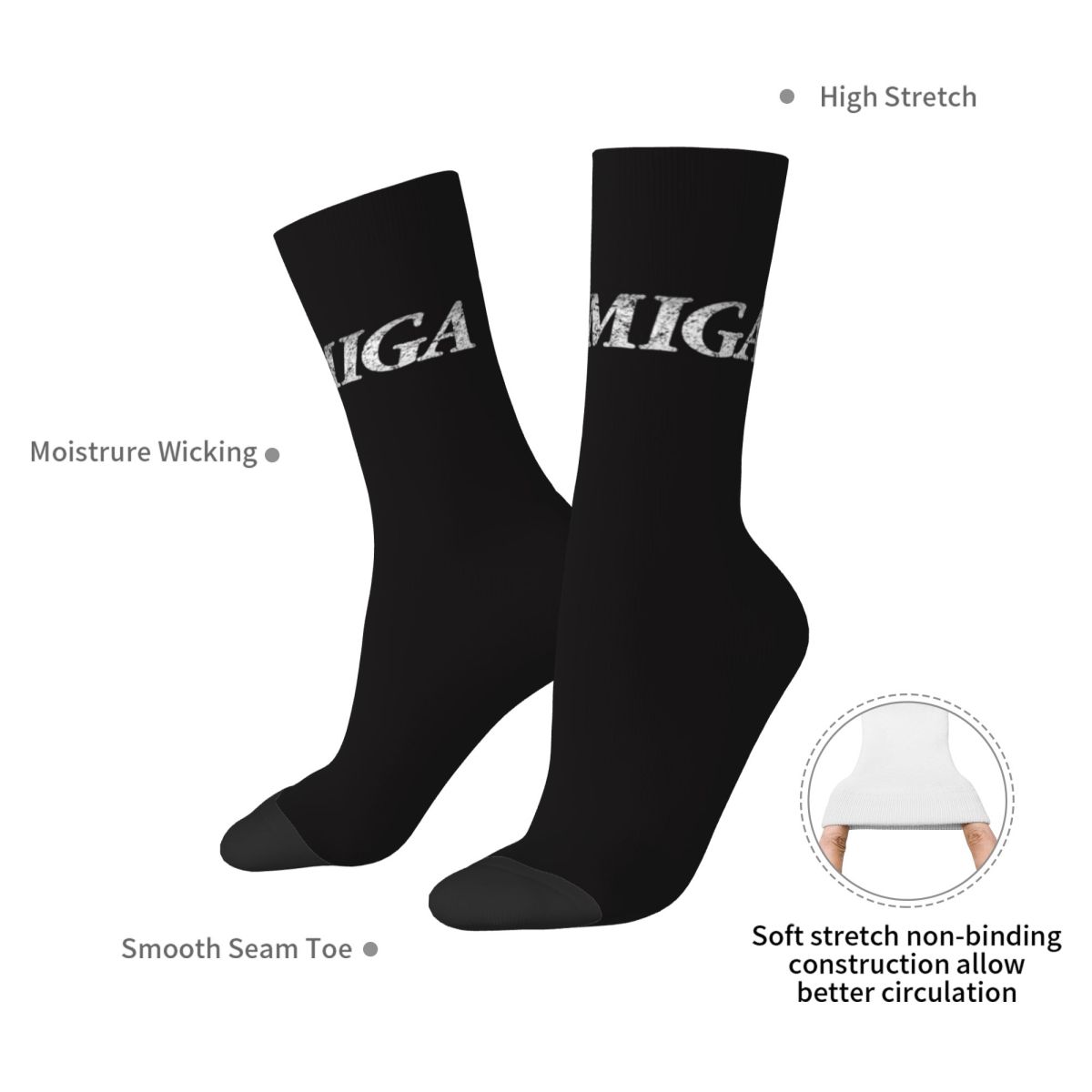 Amiga Gaming Socks Harajuku Sw - Youtube Gaming Accessories review and price