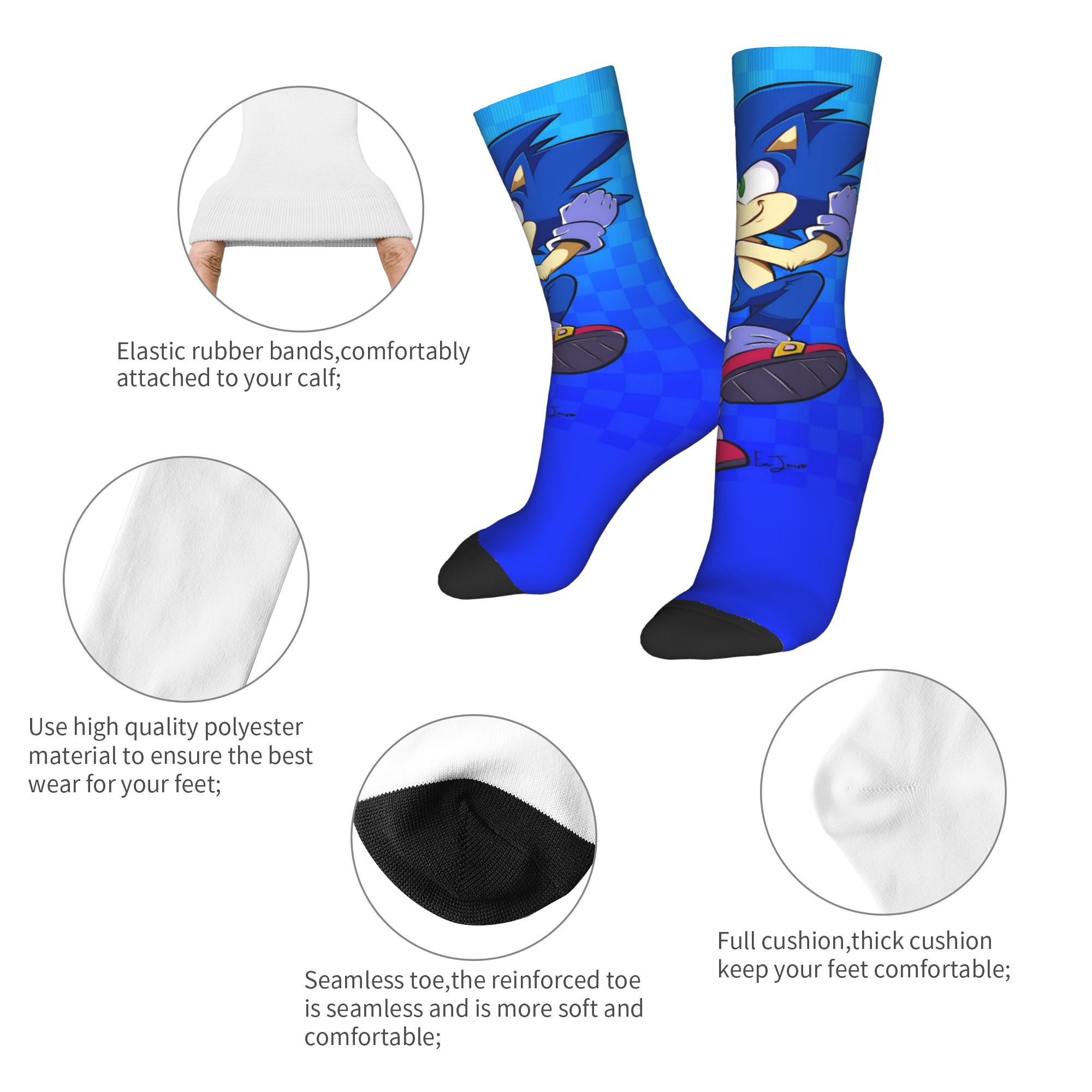 SONICED Gaming Socks Men's Wom - Youtube Gaming Accessories review and price
