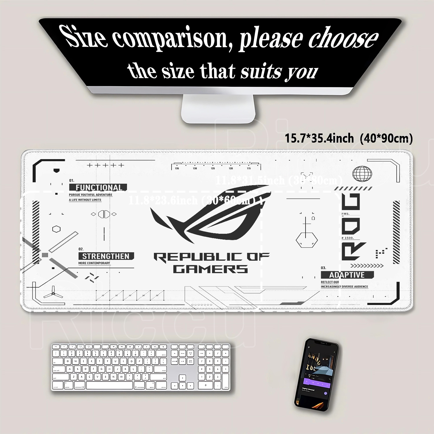 R-ROG Large Gaming Mouse Pad A - Gaming Accessories Asus review and price